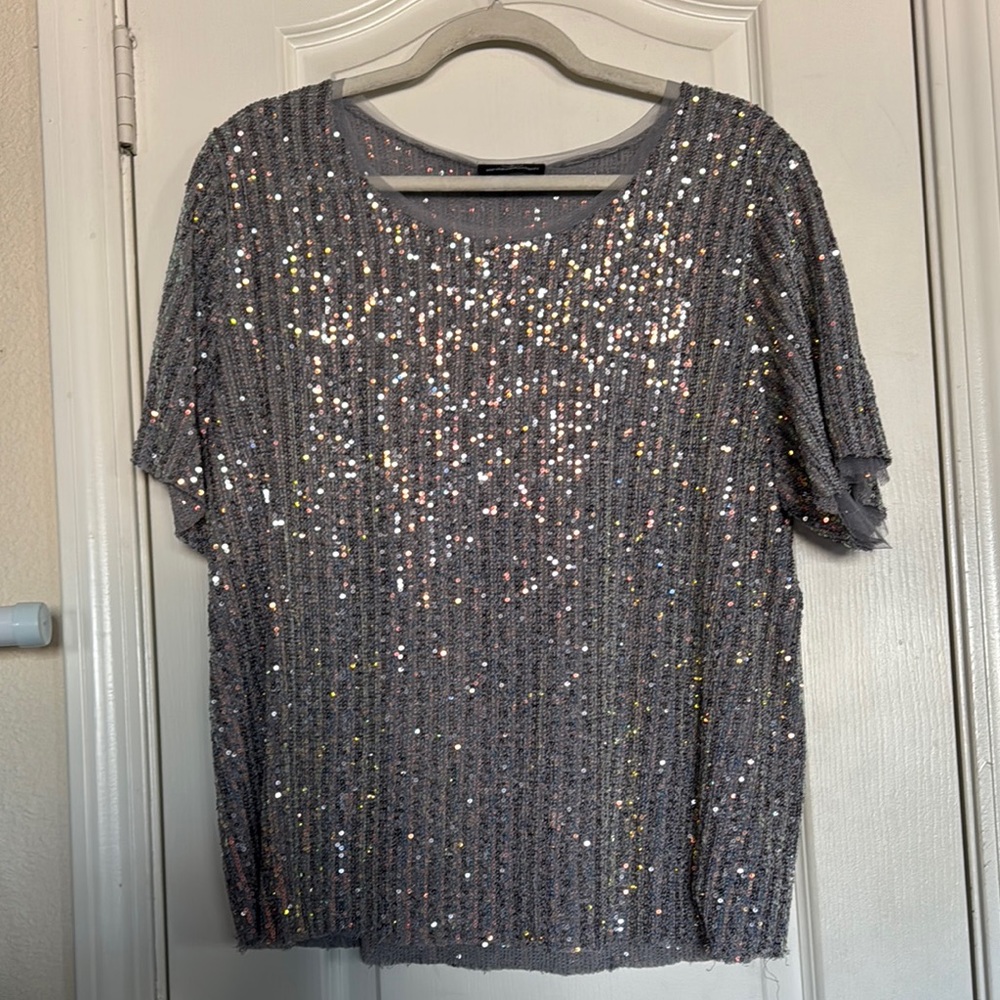 Dressed in Lala sequin top
